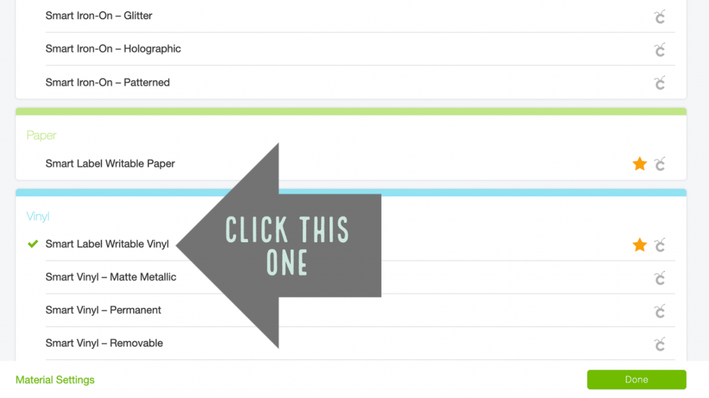 Choosing Smart Label Writable Vinyl for smart labels with Cricut Joy