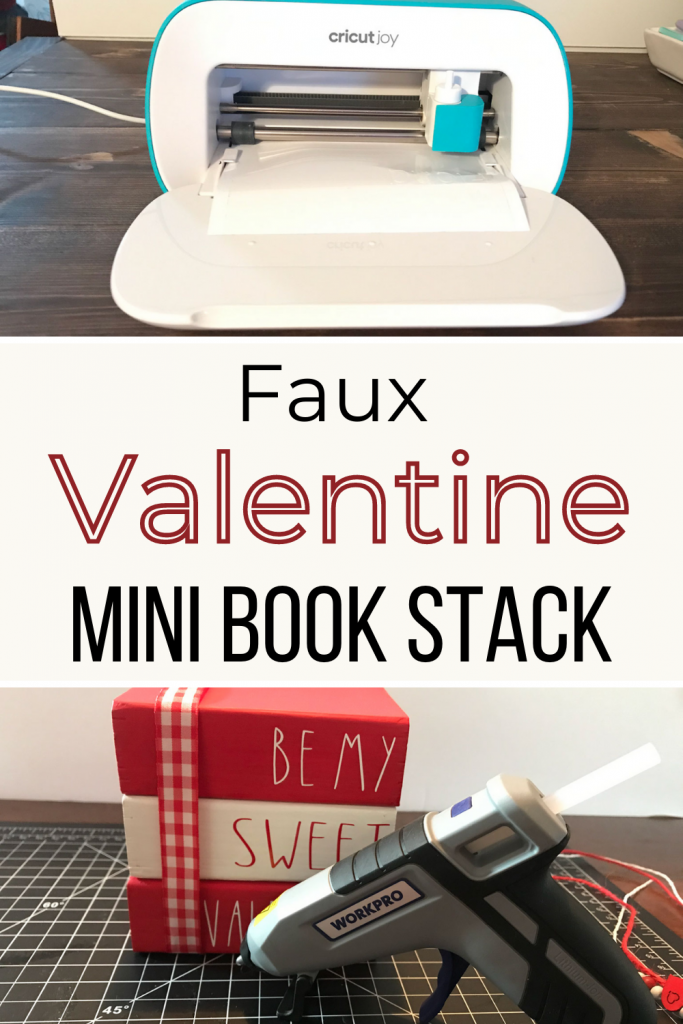 Faux Valentine Mini Book Stack