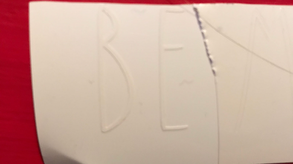 Weeding the Cricut Joy smart vinyl 