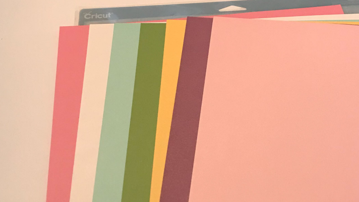 Close to my Heart card stock for the spring pizza pan wreath flowers