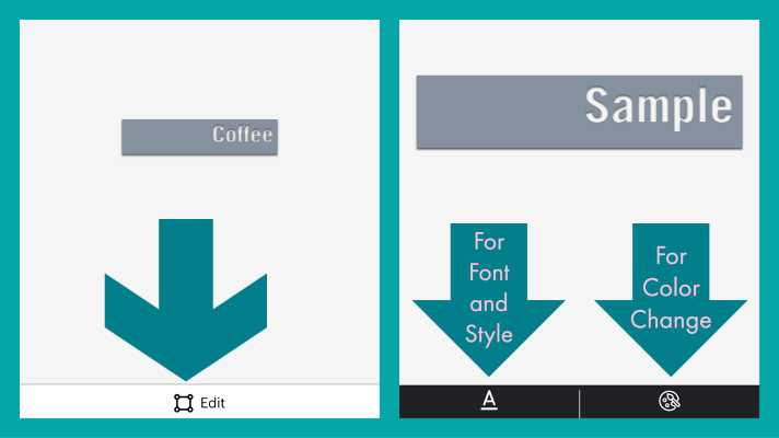 Editing the label text, font and style in the Cricut Joy App Label Designs