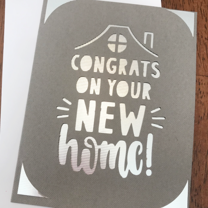 New Home Cricut Joy App Card