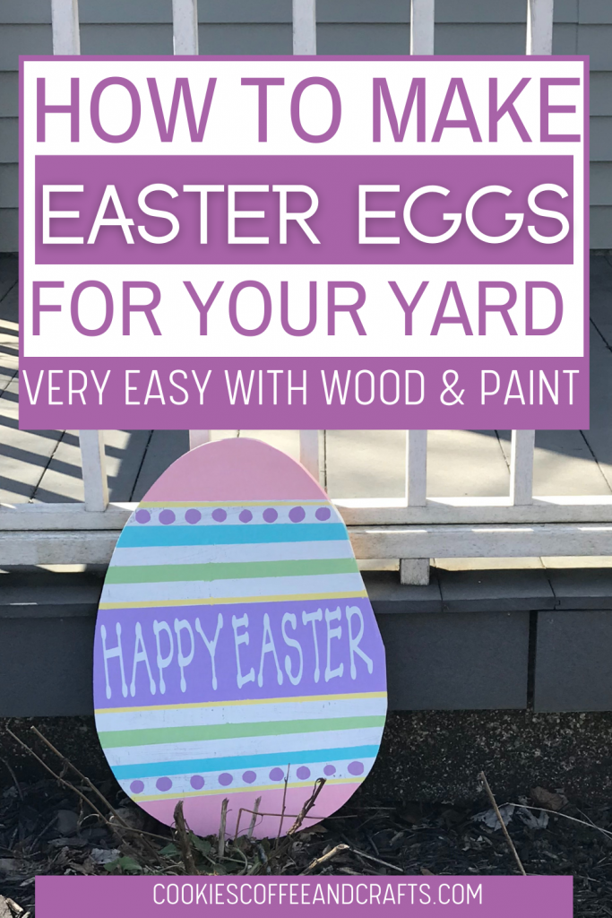 How to make wooden Easter eggs for your yard