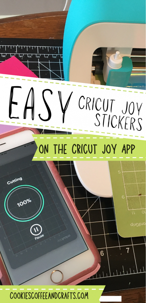 Easy Cricut Joy stickers