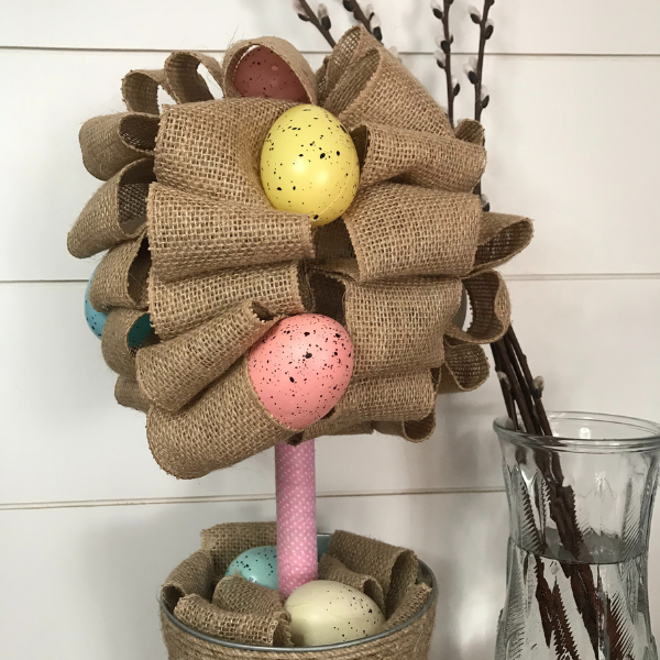 Easy Dollar Tree Easter egg Centerpiece