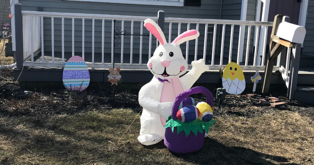 Our outside Easter decorations for your yard