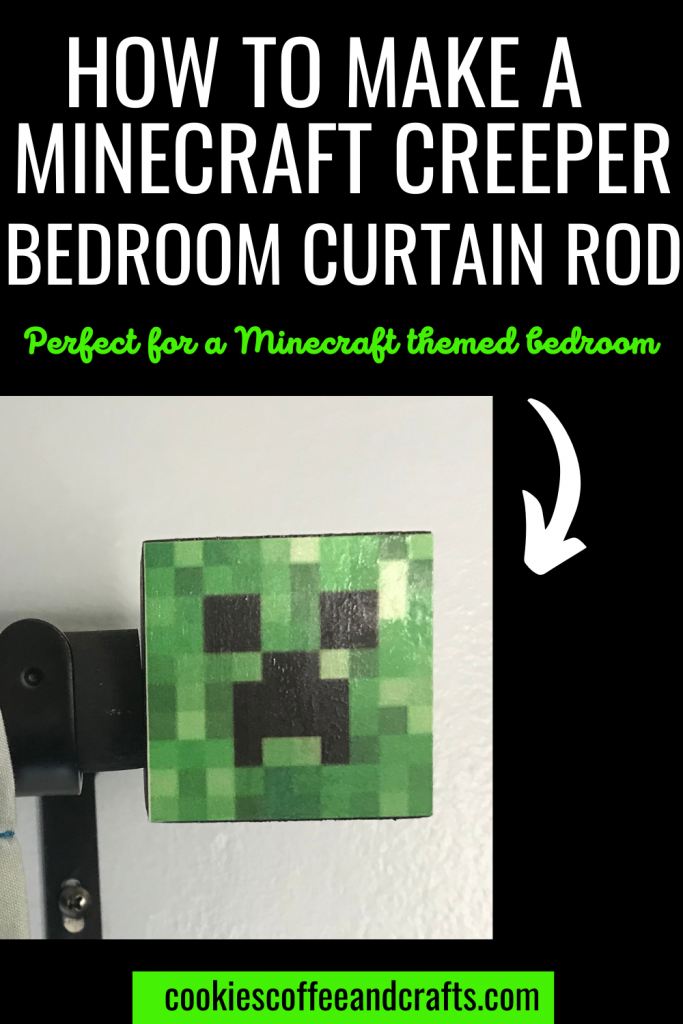 How to Make e Minecraft Creeper Bedroom Curtain Rod