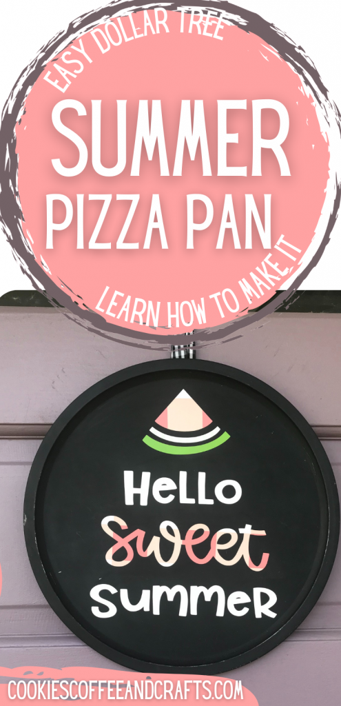 Summer pizza pan wreath