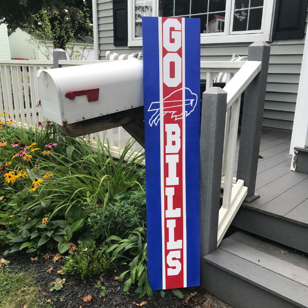 DIY Sports Team Porch Sign How To