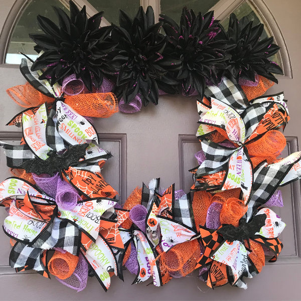 Deco mesh deals wreath tutorials
