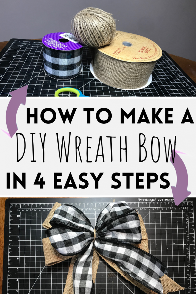 How to make a DIY wreath bow