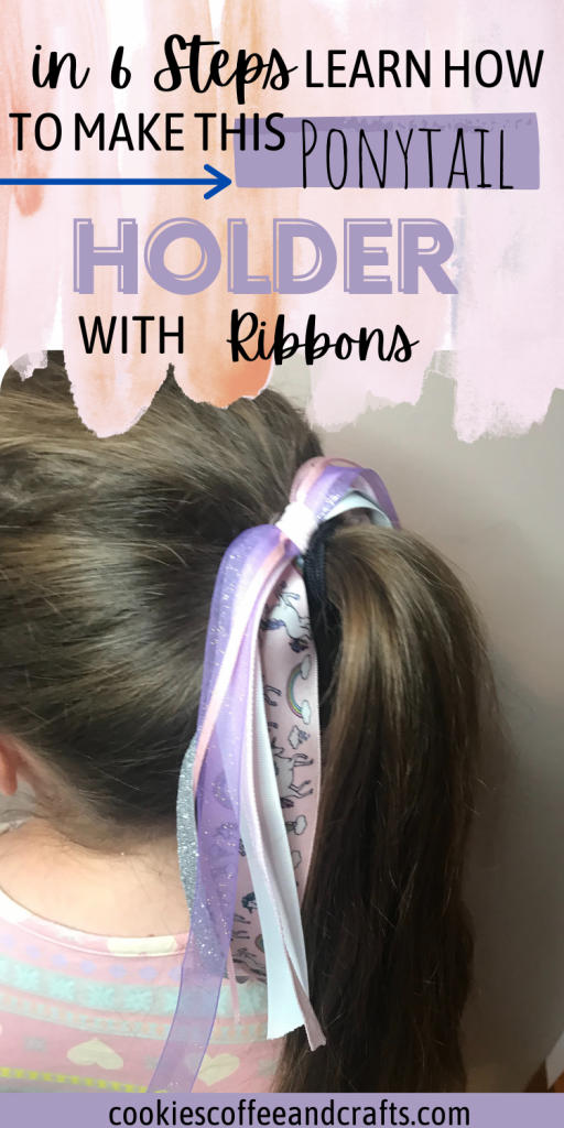how to make a ponytail holder with ribbons