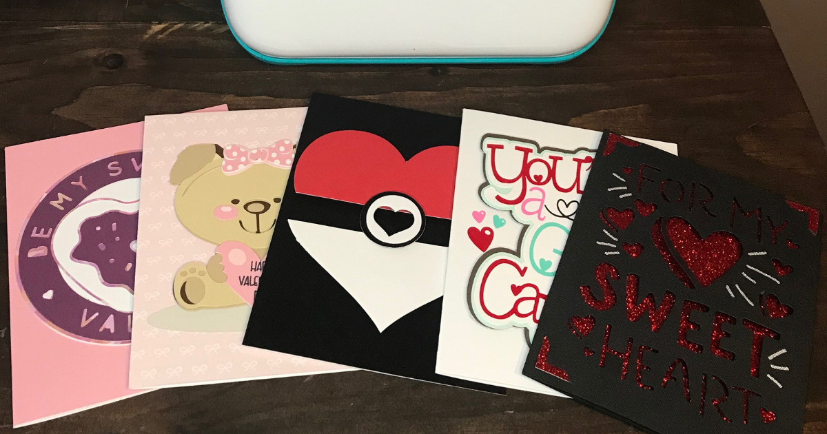 5 Easy Cricut Joy Valentines Cards | Free in Design Space