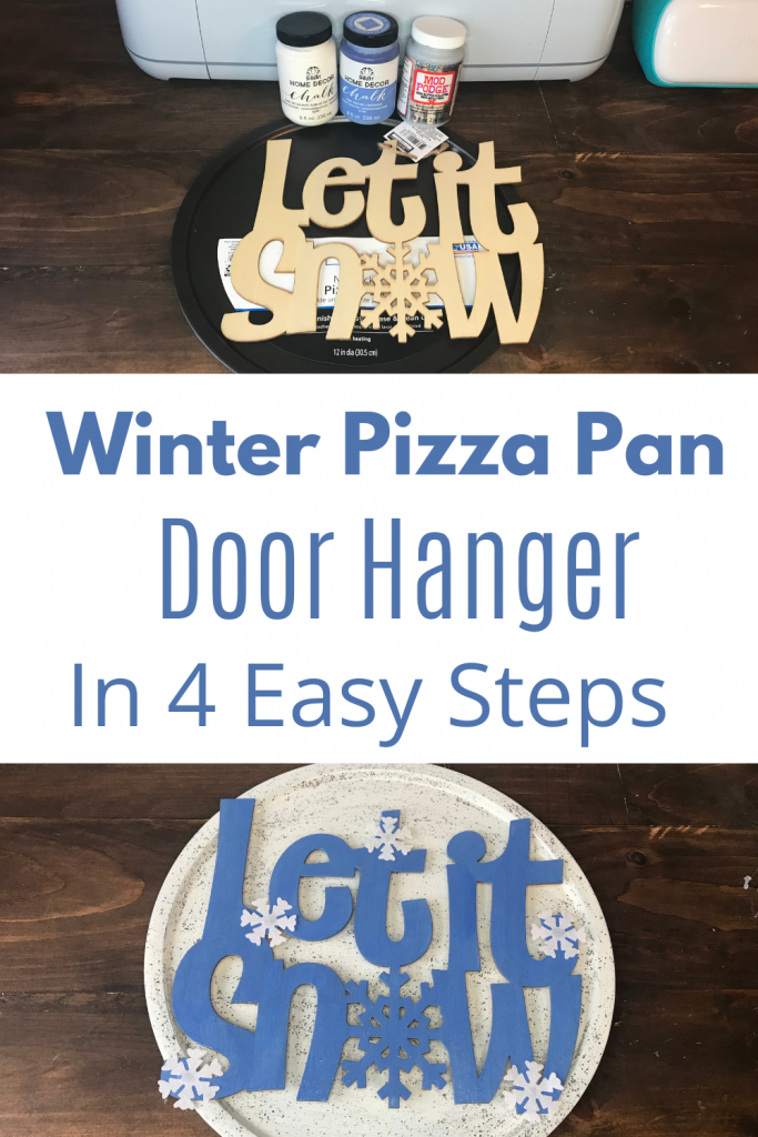Winter Pizza Pan Door Hanger