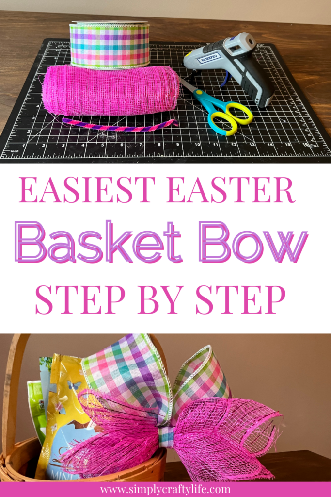 Easy Easter Basket Bow DIY