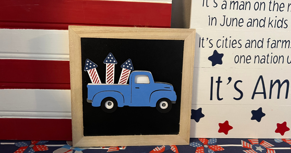 Cricut 4th of July decorations 