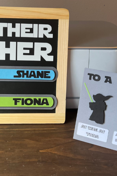 Star Wars Fathers Day Present with Cricut: Discover How To Make Dad the Best Gift