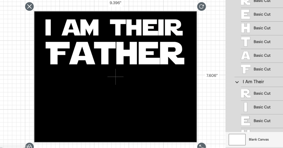 Using vinyl add the iconic Star Wars saying to the Fathers Day present with Cricut