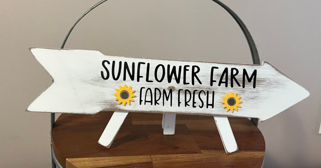 Dollar Tree Sunflower Farm Craft