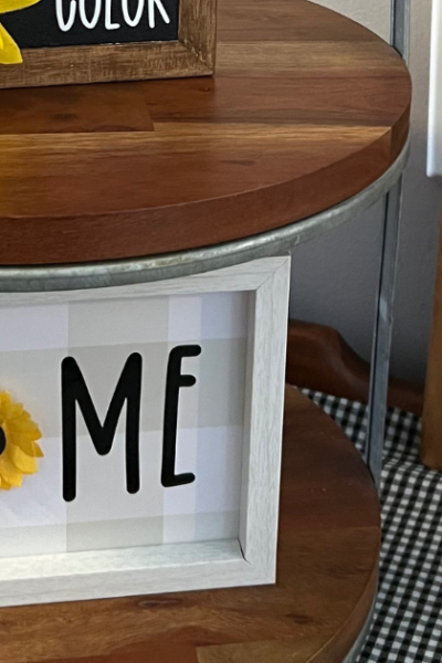 Cutest Dollar Tree Sunflower Craft to Make a Home Sign for $3