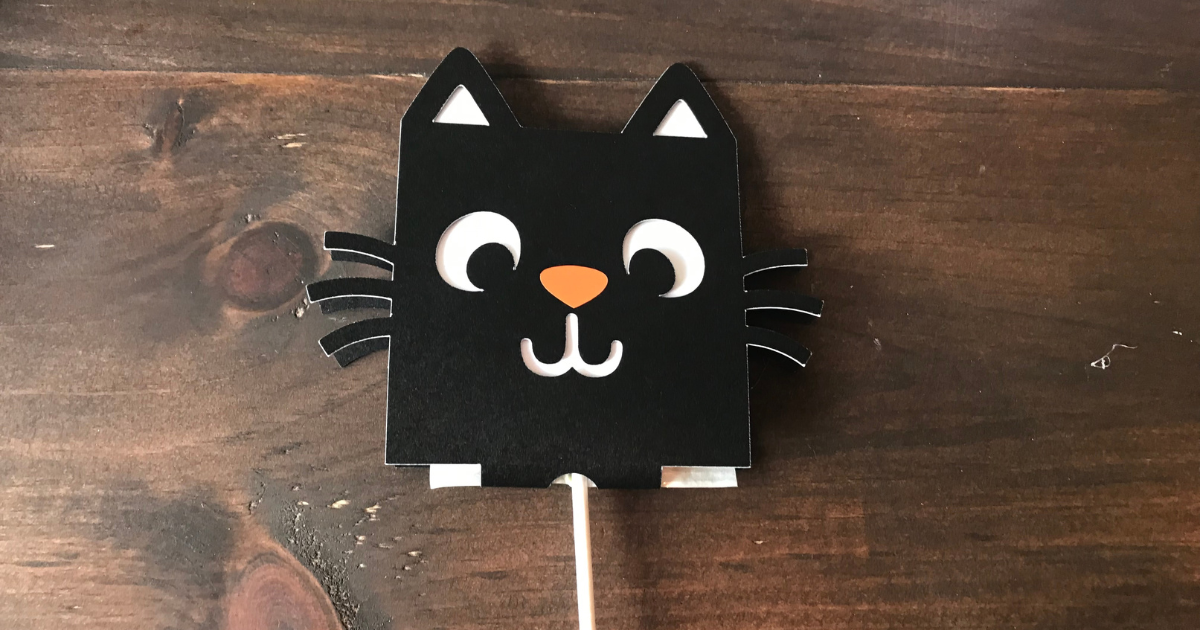 Cricut Halloween Lollipop Holder 