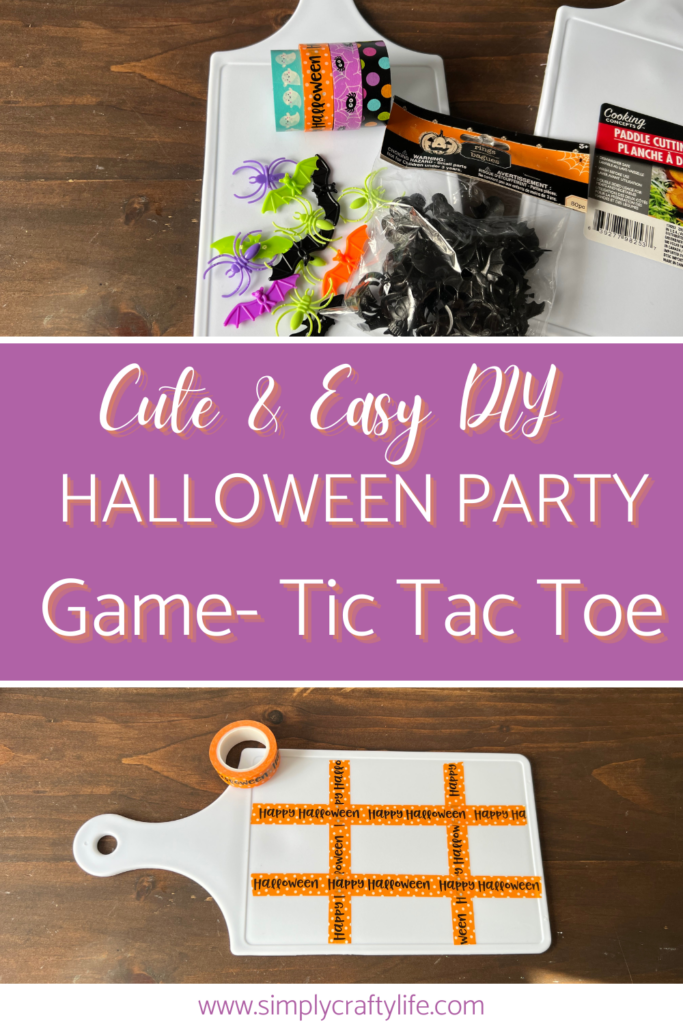 DIY Halloween Party Game- Tic Tac Toe