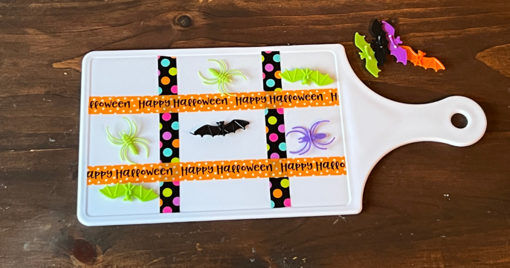 Easy DIY Halloween Tic Tac Toe Game