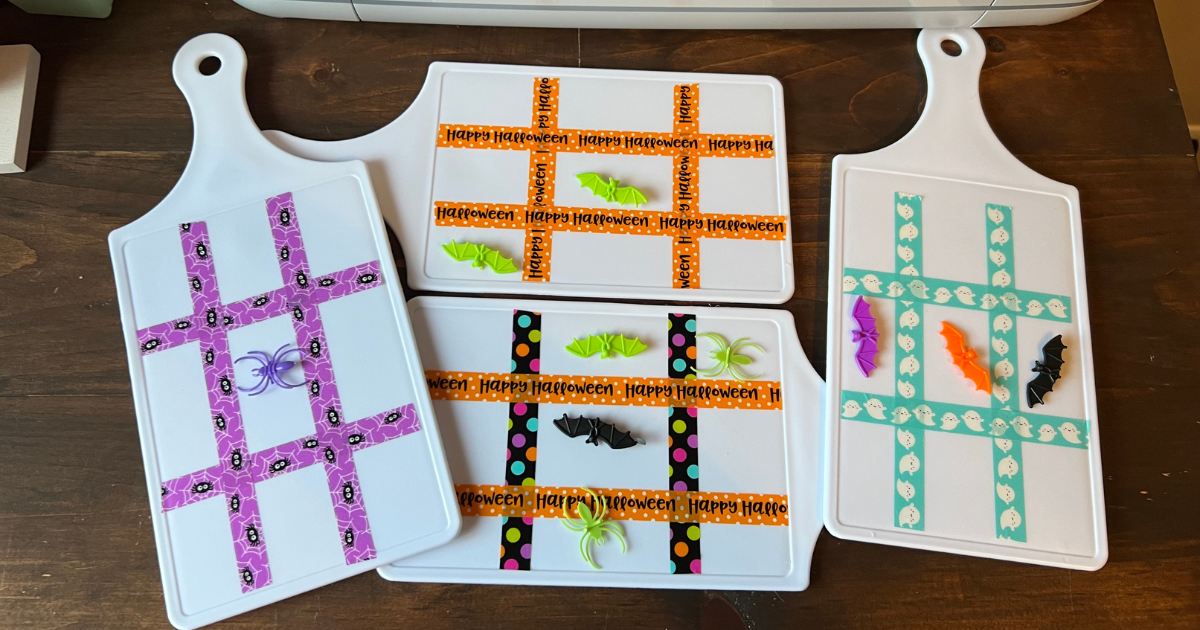 DIY Halloween Tic Tac Toe Party Game