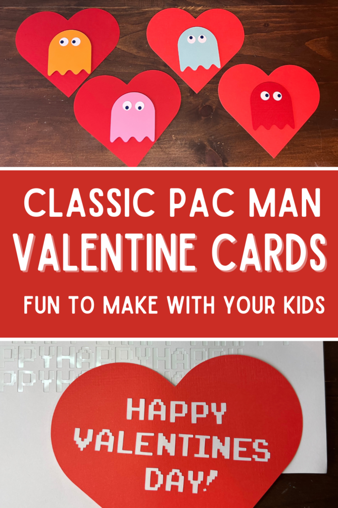 Classic Pac Man Valentine Cards for Kids