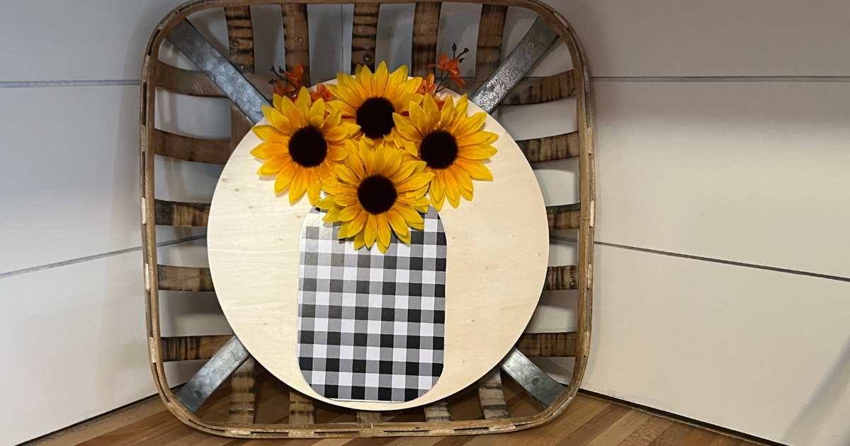 Using Dollar Tree Craft materials make this beautiful sunflower decoration in 3 easy steps. 